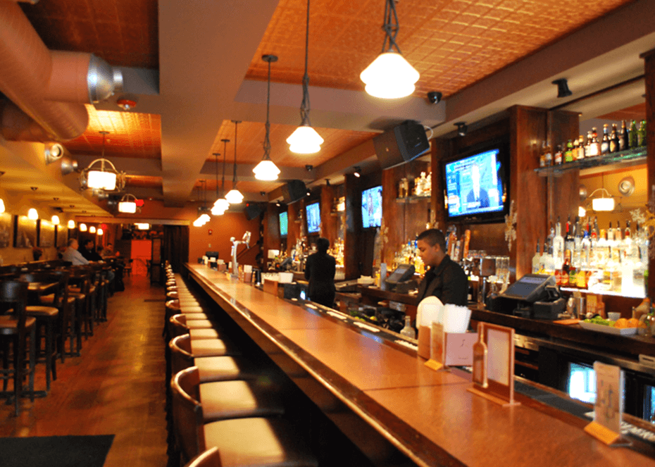 EZR Kinship Restaurant bar area